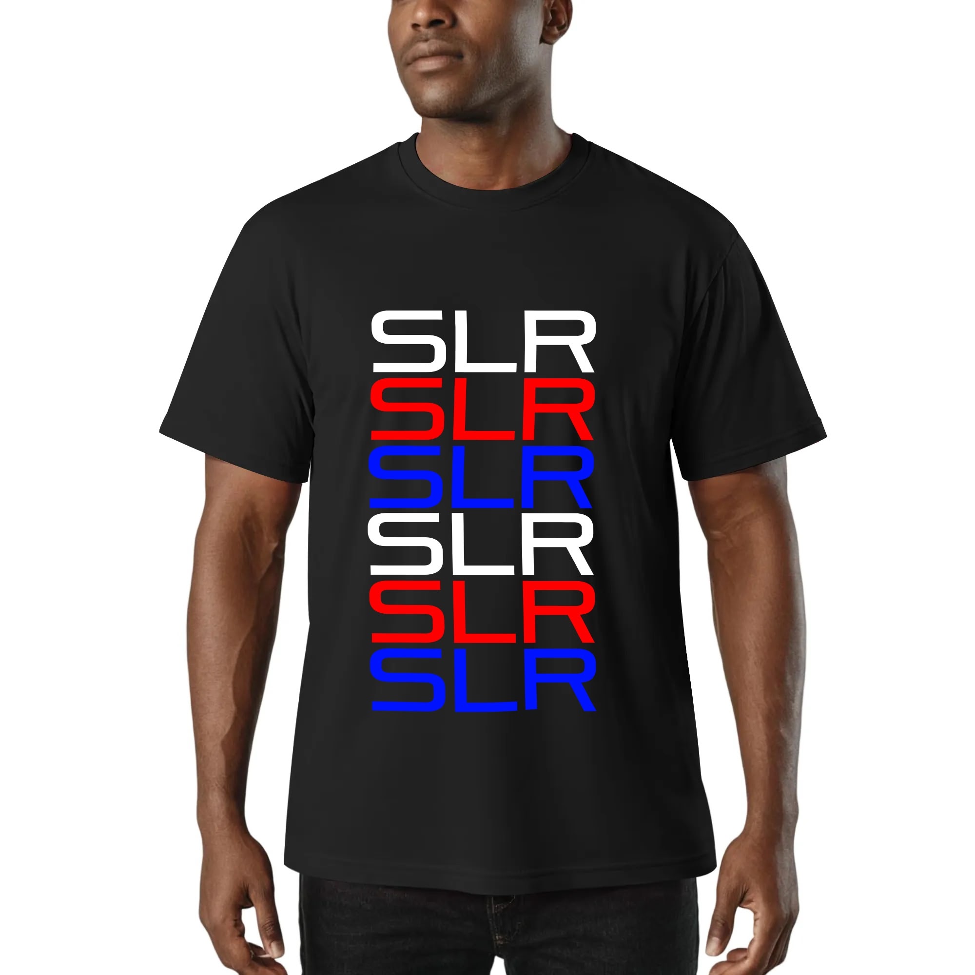 SLR AMERICAN COLOR WORD men's T Shirt - Image 6