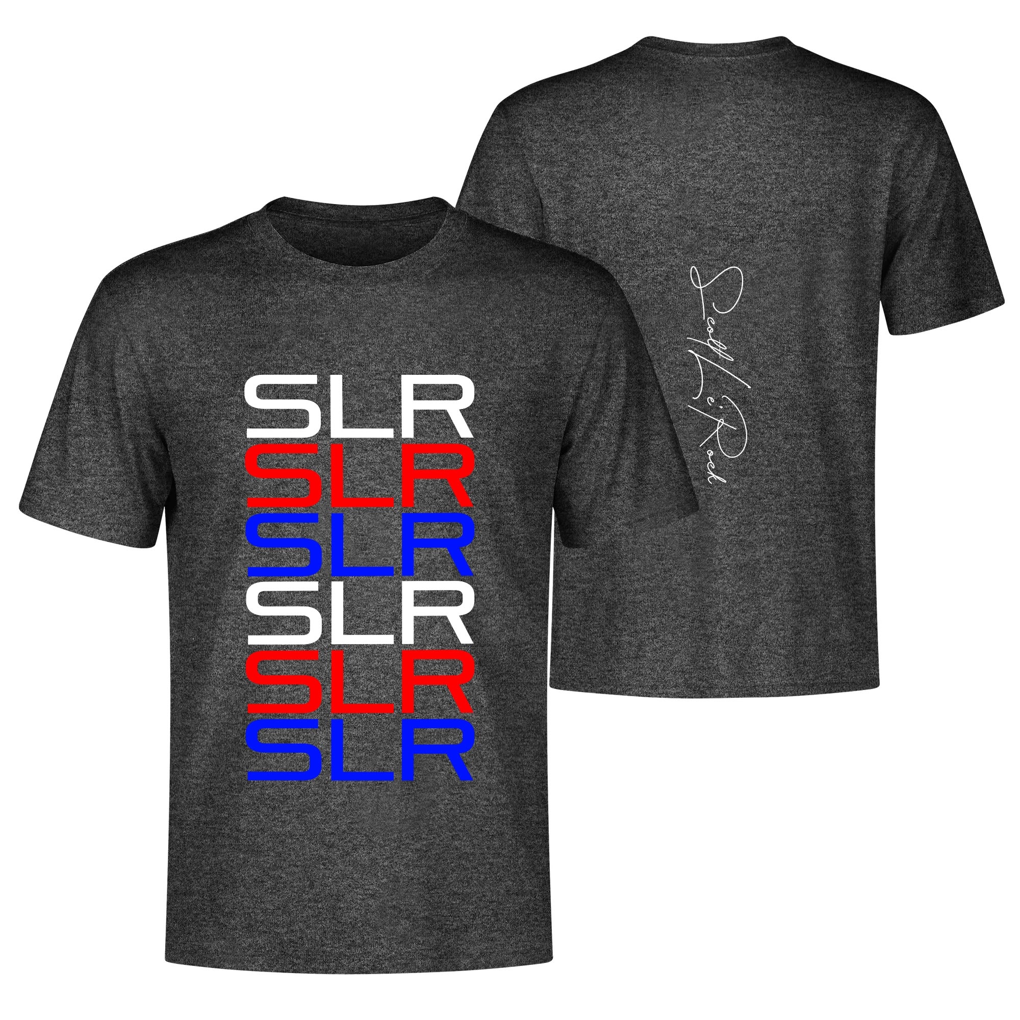 SLR AMERICAN COLOR WORD men's T Shirt - Image 8