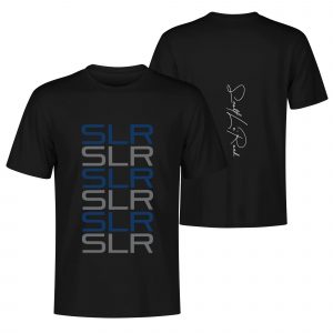 SLR BLUE/GRAY WORD men's T Shirt