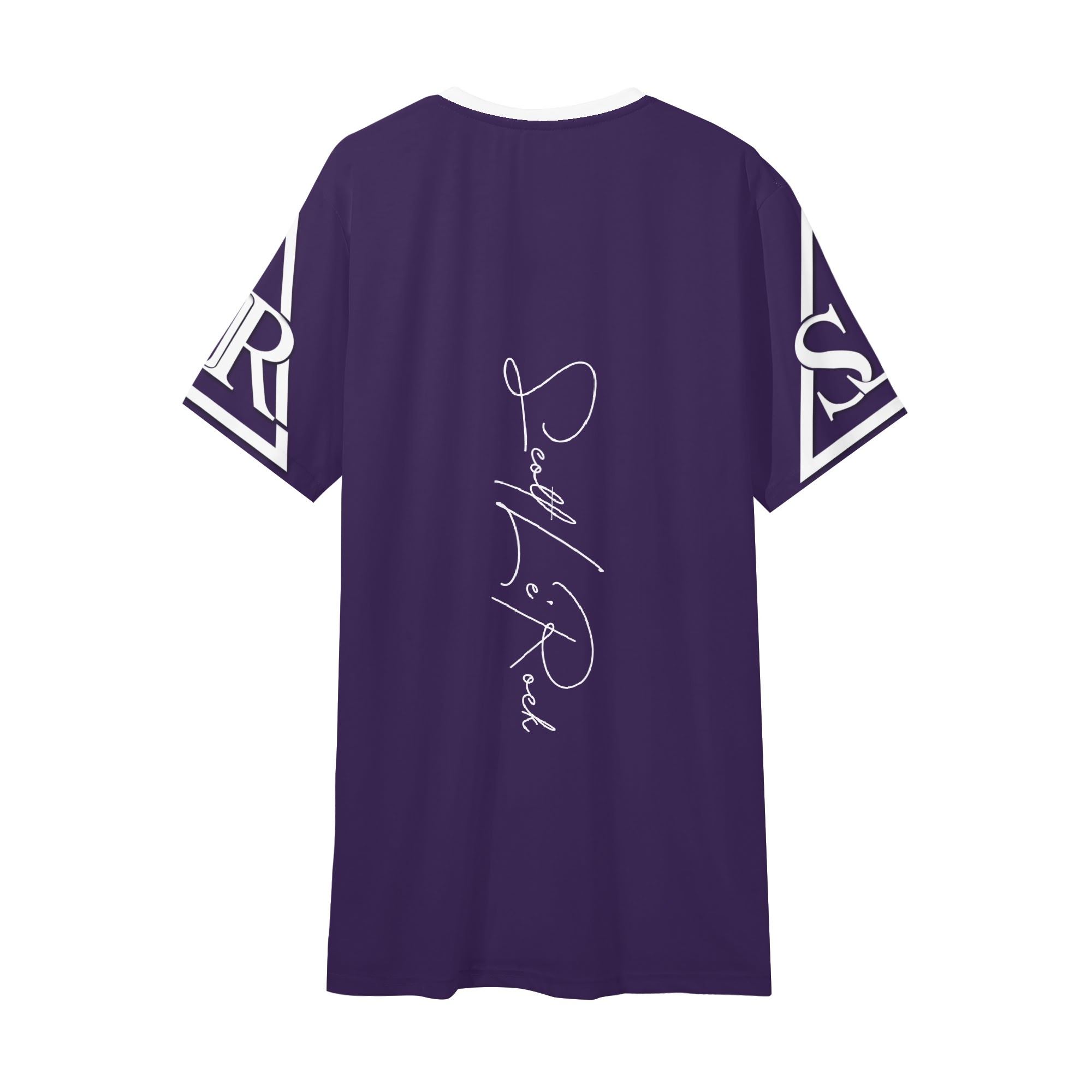 SLR Men's NAVY BLUE/WHITE Short Sleeve V Neck T-shirt - Image 2
