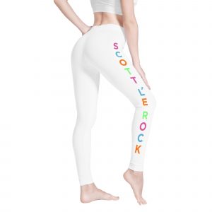 SLR Women's White//Tri-Color Leggings