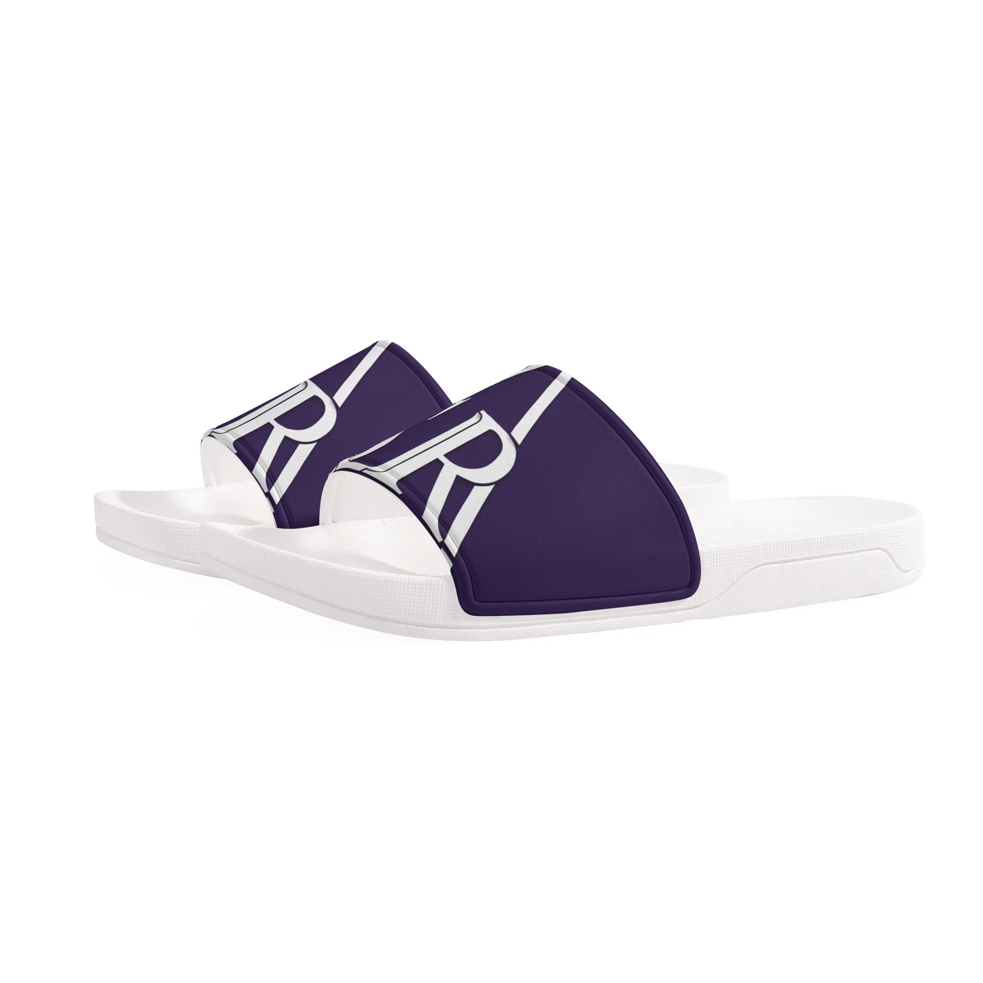 SLR Navy Blue/White Men's Sandals - Image 2