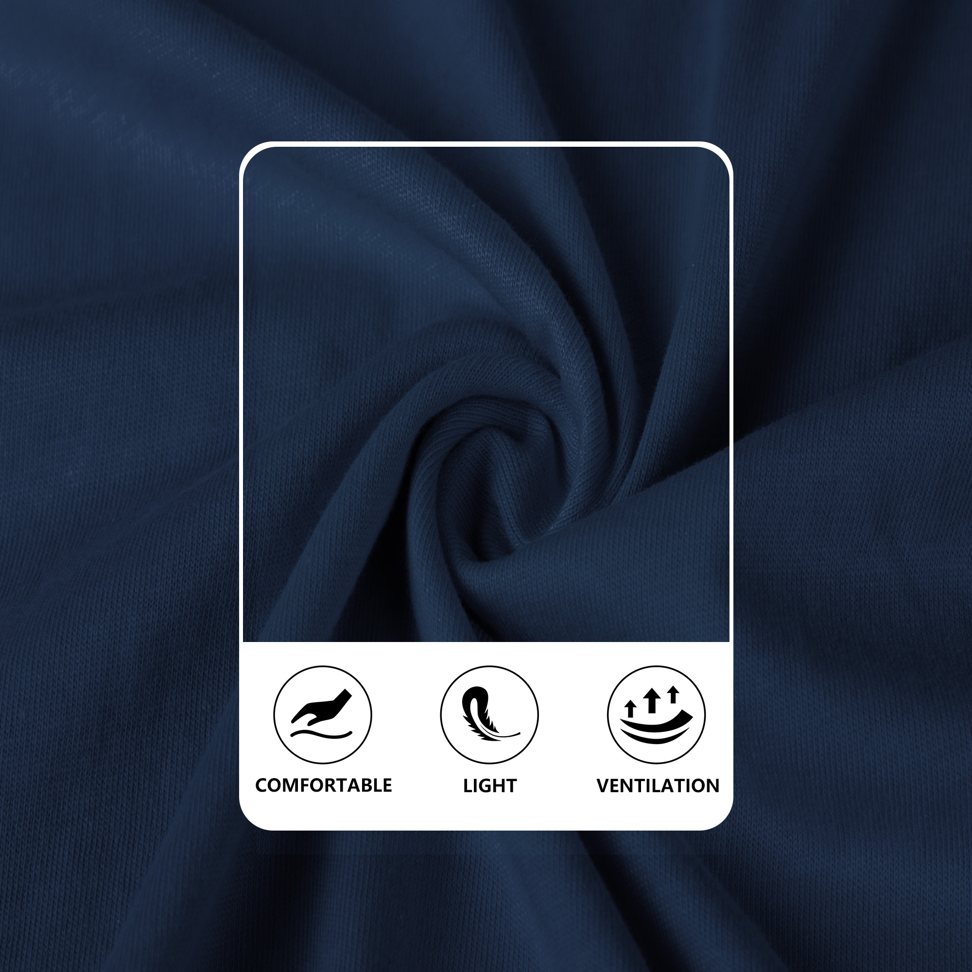SLR BLUE/GRAY WORD men's T Shirt - Image 4